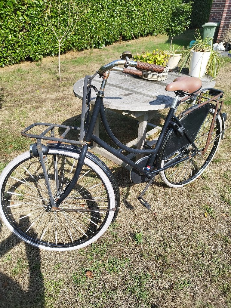 Damesfiets omafiets, Ophalen, Gebruikt, Terugtraprem