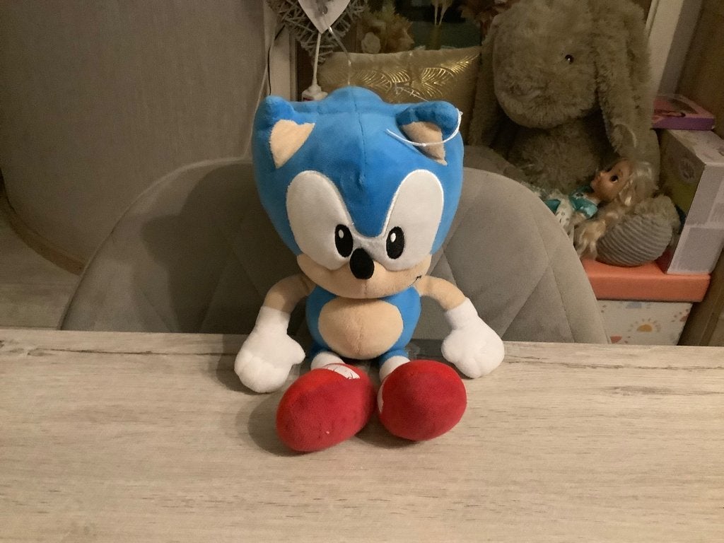 Personnage en peluche Sega Sonic le hérisson (28 cm), Enfants & Bébés, Jouets | Peluches, Bleu, Enlèvement ou Envoi, Overige karakters