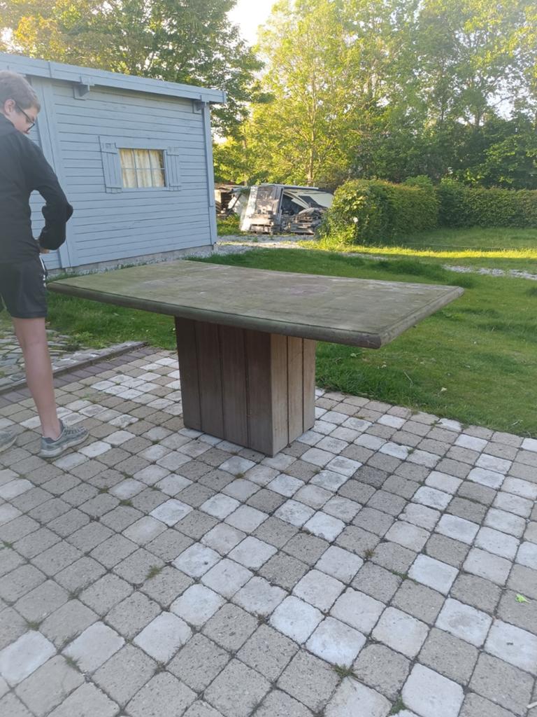 Afromosia tuintafel, Ophalen of Verzenden