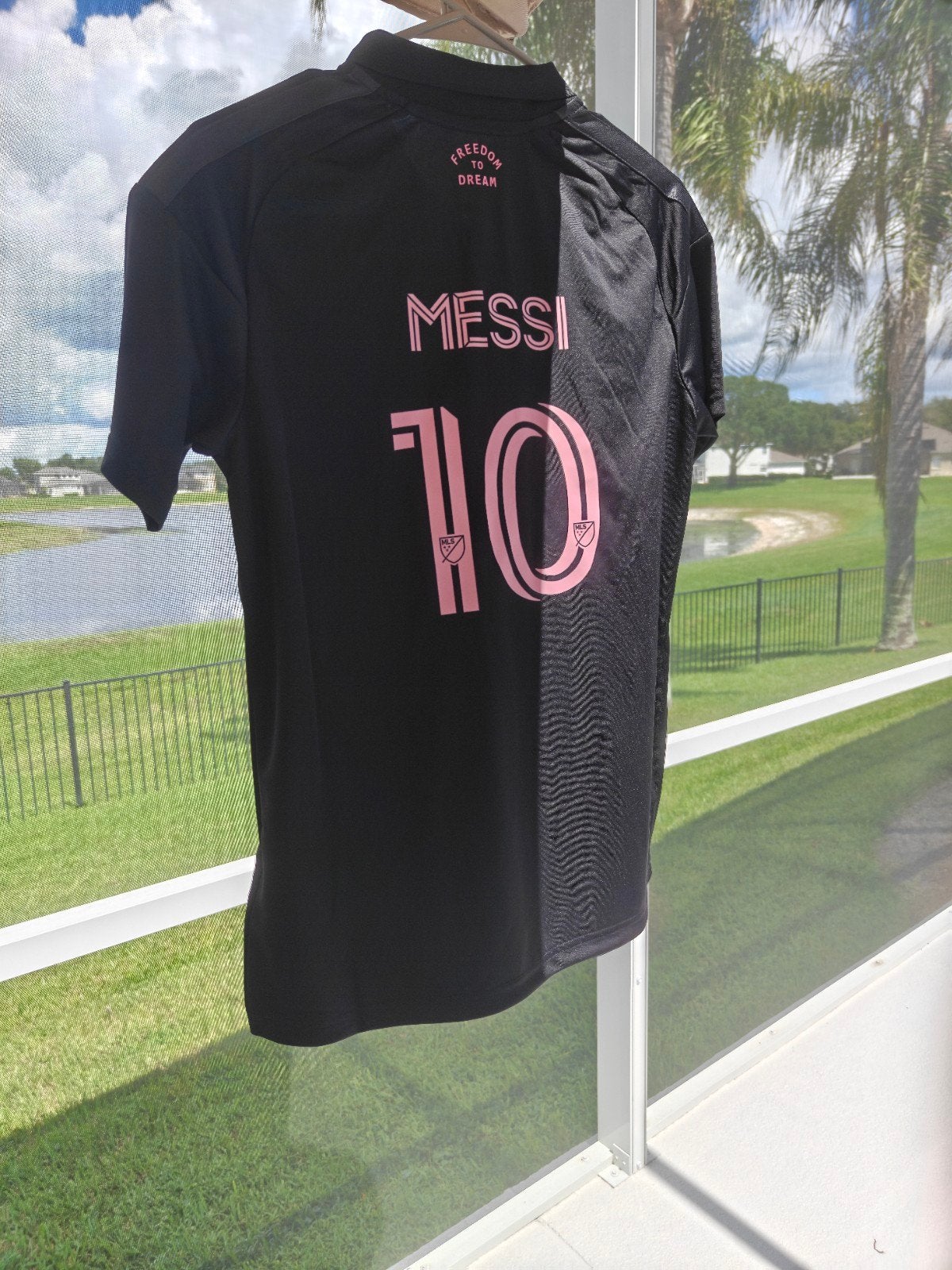 Messi Inter Miami shirt/polo, Kleding | Heren, Maat 52/54 (L), Zwart, Nieuw, Ophalen of Verzenden