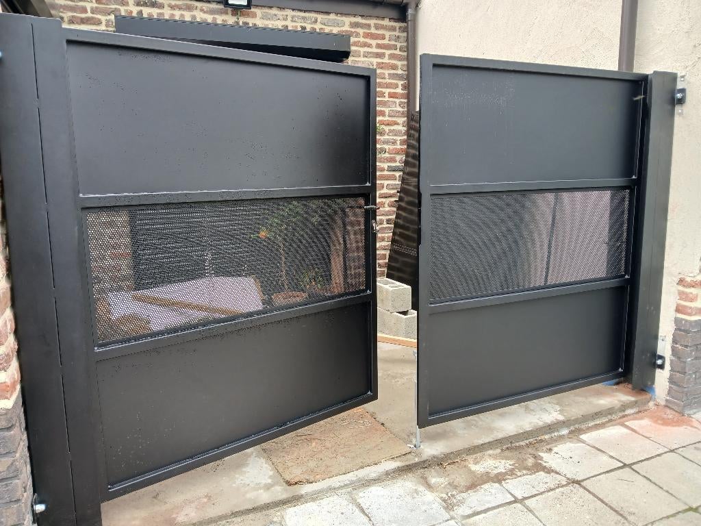 Portail, Tuin en Terras, Tuinpoorten, Nieuw, Draaipoort, Staal, 200 cm of meer, 200 cm of meer, Ophalen