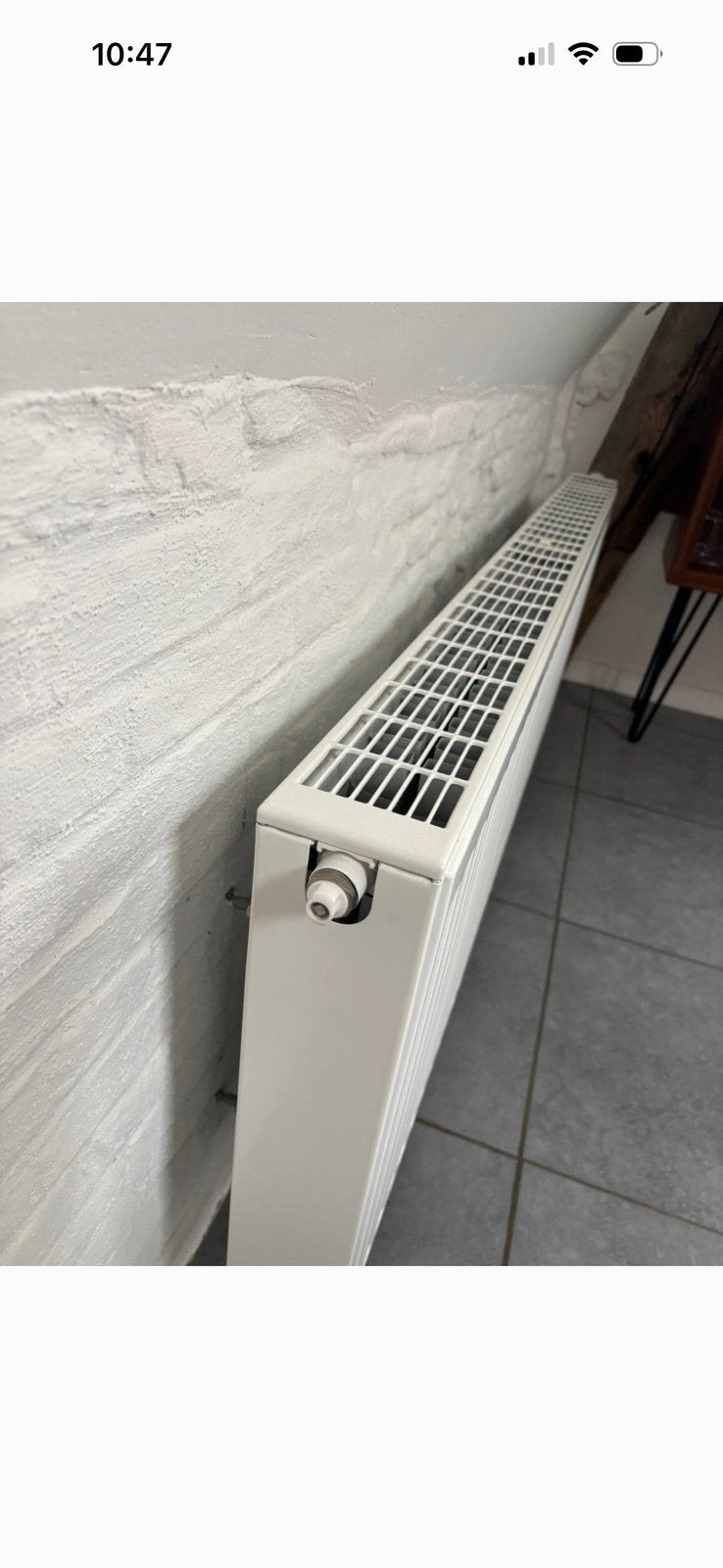 Radiateur à panneau blanc, Bricolage & Construction, Enlèvement, Comme neuf, Radiateur