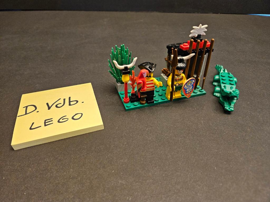 LEGO Piraten Islanders 6246 Crocodile Cage, Lego, Compleet, Zo goed als nieuw, Complete set
