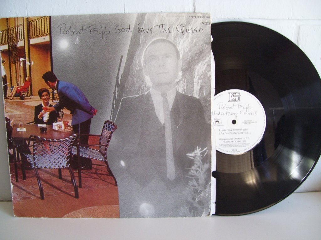 ROBERT FRIPP  god save the queen/ under heavy manners, Alternatif, 12 pouces, Pressage original, Enlèvement ou Envoi