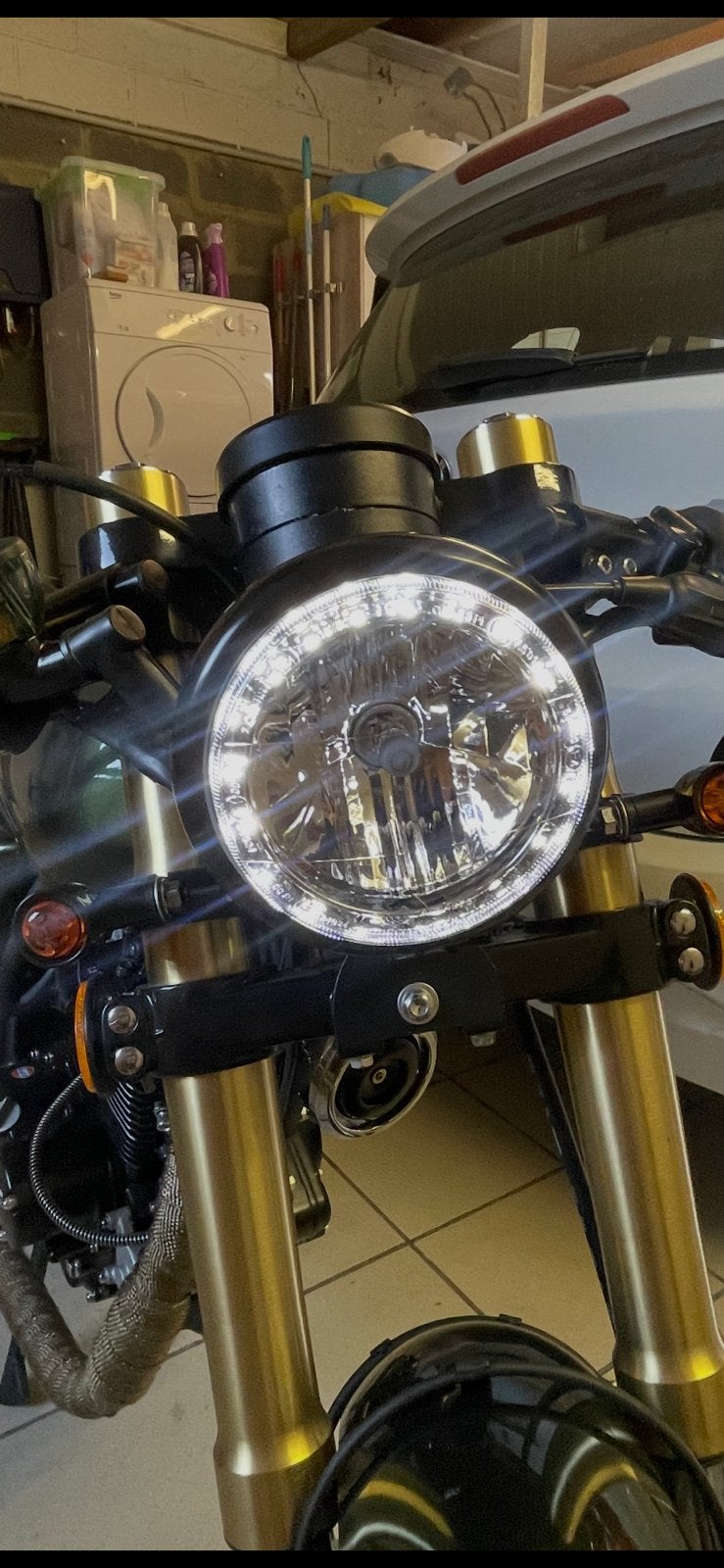 Phare avant LED Bullit/Bluroc Spirit modèle 2021-2022, Motos, Enlèvement, Neuf