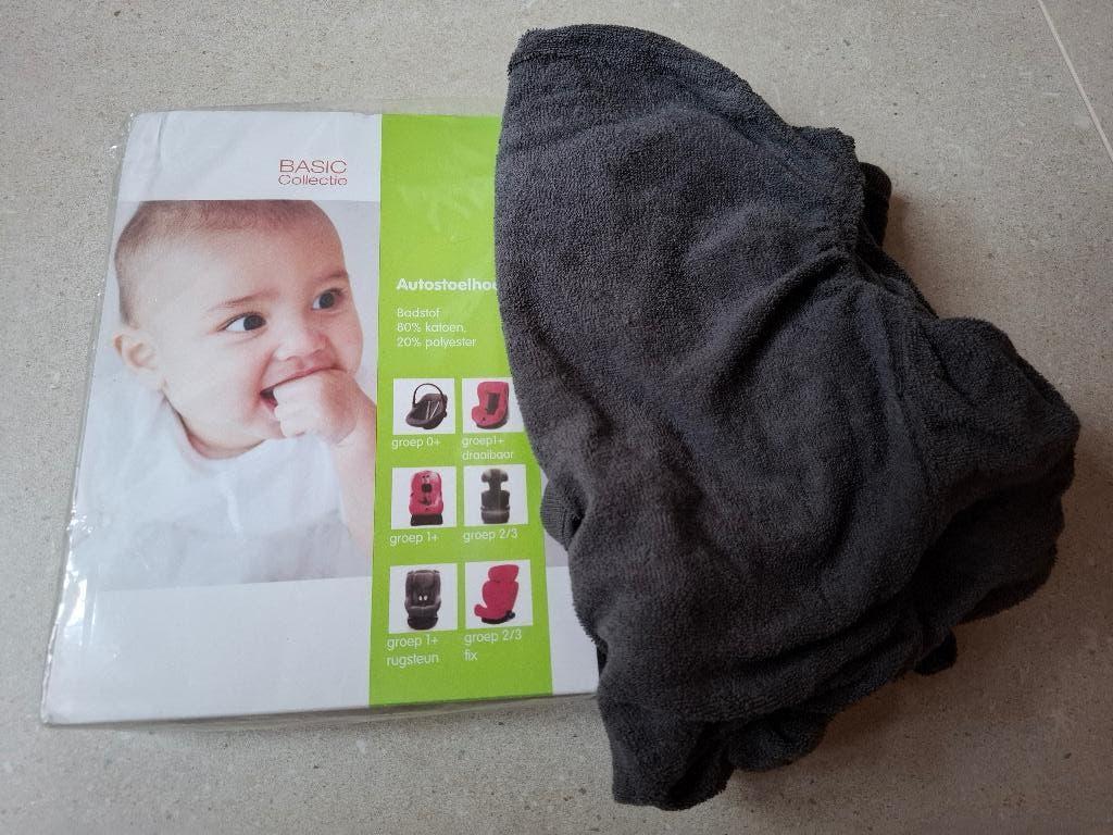 Autostoelhoes antraciet badstof, Kinderen en Baby's, Ophalen, Nieuw