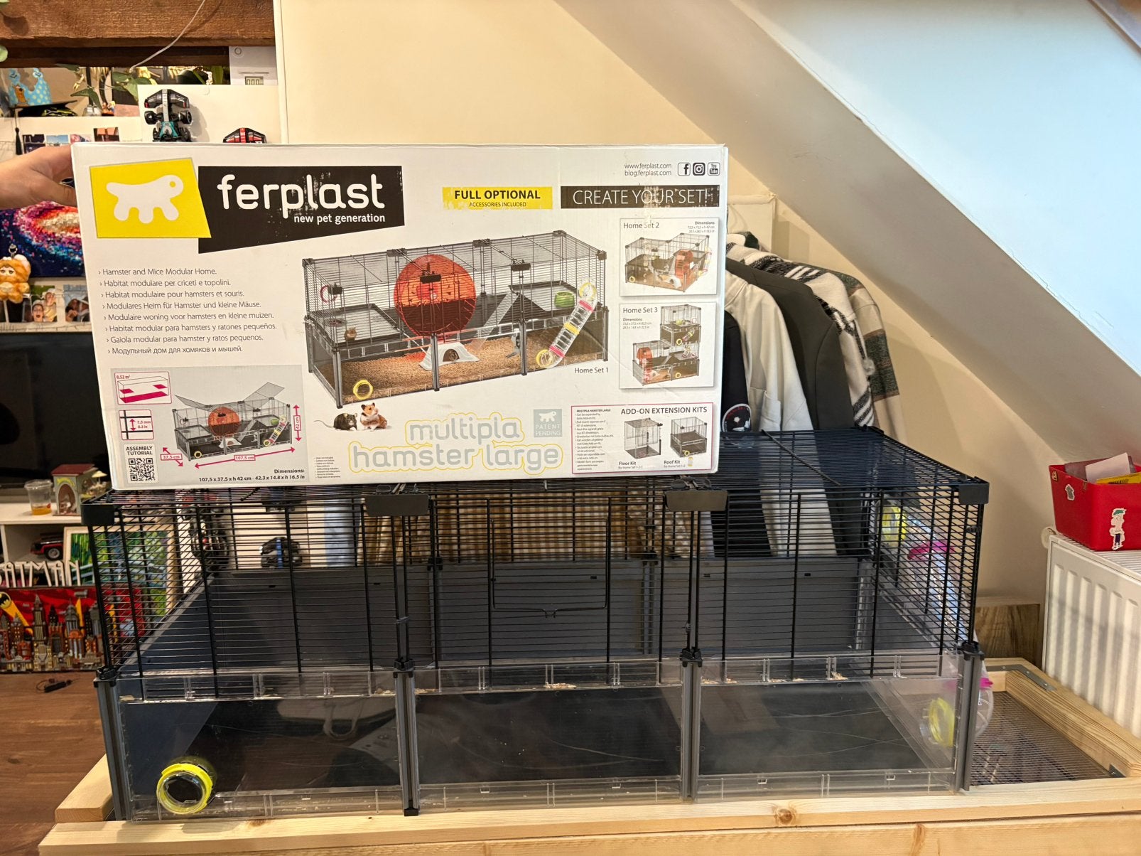 Hamster kooi, Ophalen, Zo goed als nieuw, Kooi, Hamster