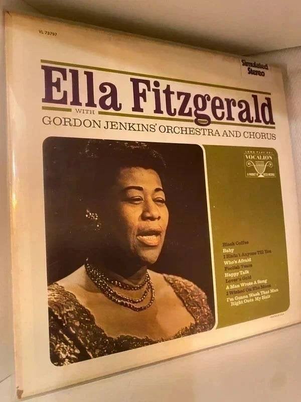 Ella Fitzgerald With Gordon Jenkins' Orchestra And Chorus, Cd's en Dvd's, Vinyl | Jazz en Blues, LP, Gebruikt, Verzenden, Complilatie