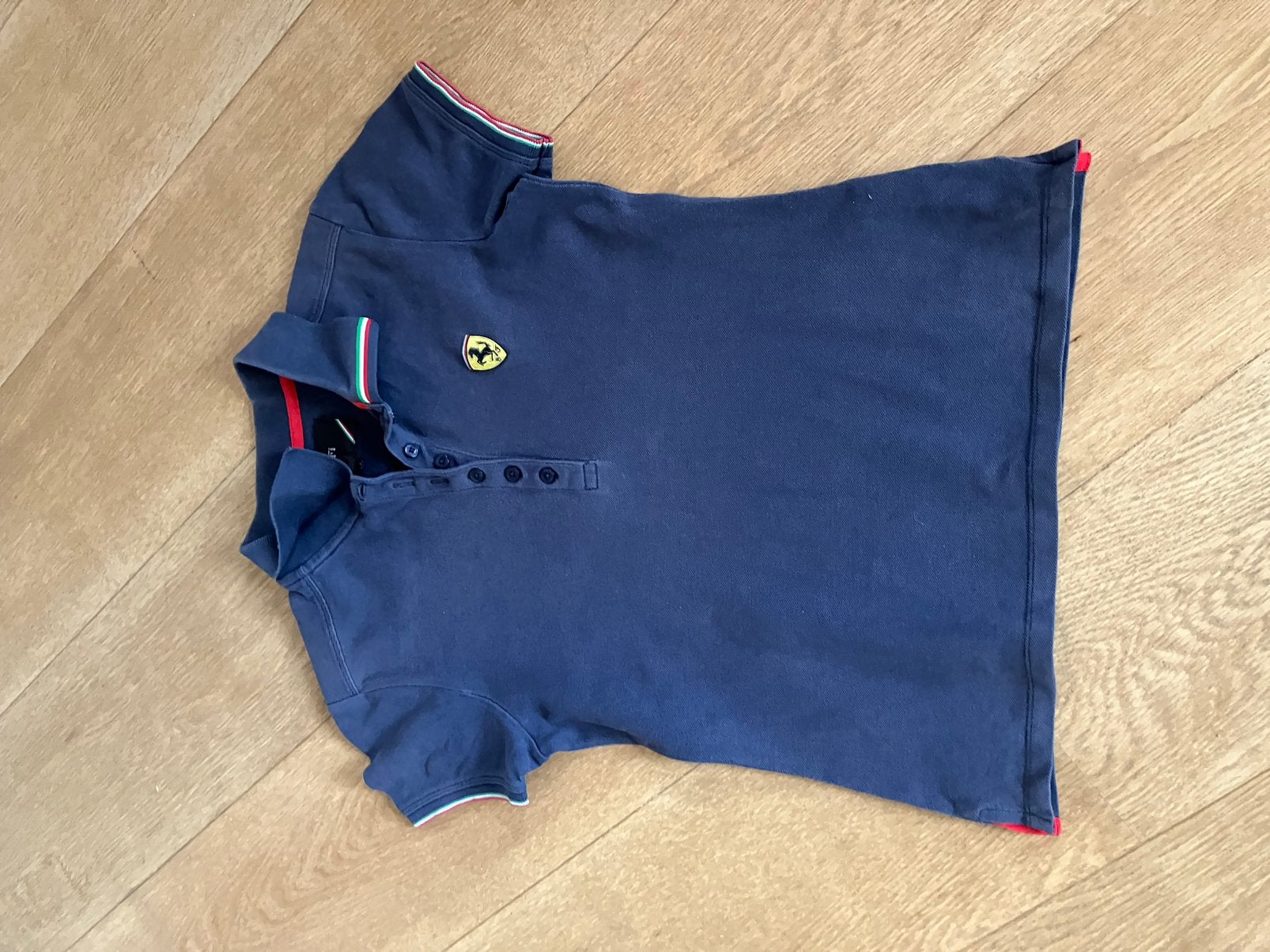 Officieel poloshirt van Ferrari, Kleding | Dames, Blauw, Ophalen of Verzenden, Korte mouw, Maat 34 (XS) of kleiner