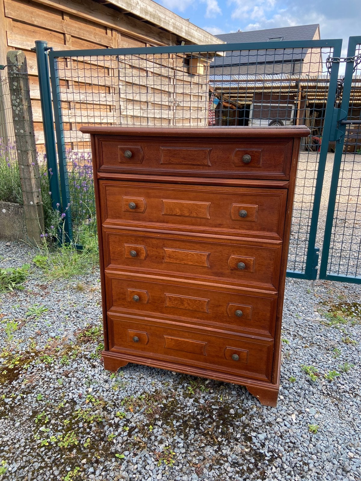 Antieke massief houten schoenenkast - klassieke stijl, Huis en Inrichting, Ophalen, Zo goed als nieuw