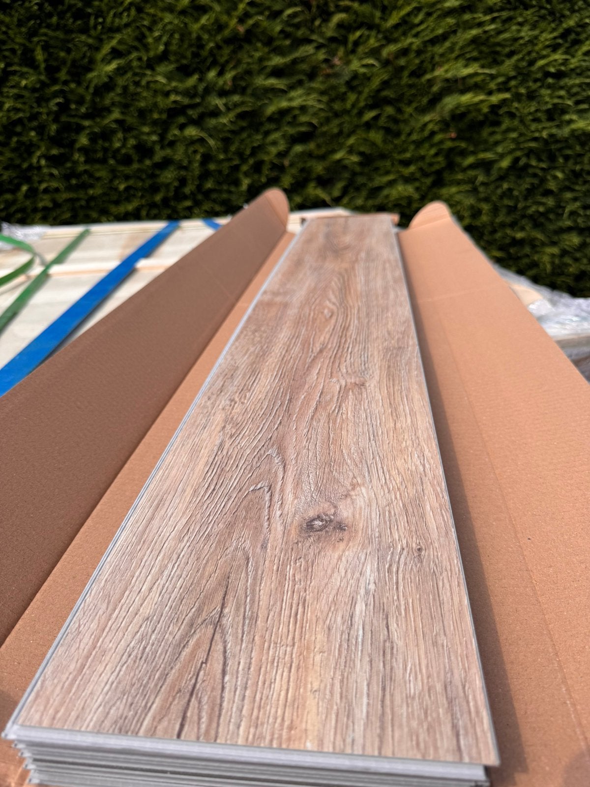 118m2 pvc laminaat + geluidsdempende ondervloer, Enlèvement, Comme neuf, Planches