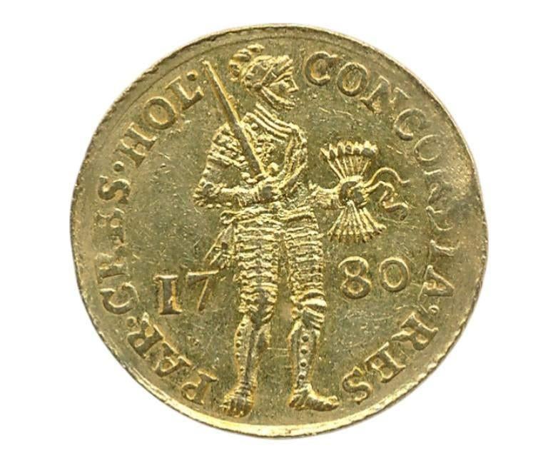 Holland Gouden Dukaat 1780, Ophalen of Verzenden, Goud