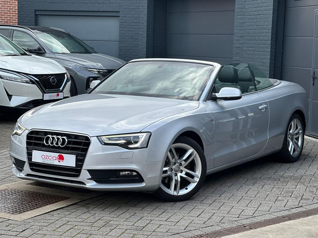 Audi A5 1.8 TFSi Cabrio S-Line *1Eig*FullOpt* *1JGarantie*, Auto's, Audi, Zwart, 4 cilinders, Cabriolet, Handgeschakeld