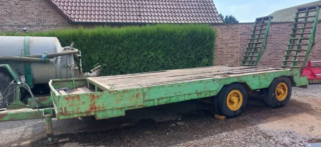 dieplader met werk aan, Zakelijke goederen, Landbouw | Werktuigen, Ophalen
