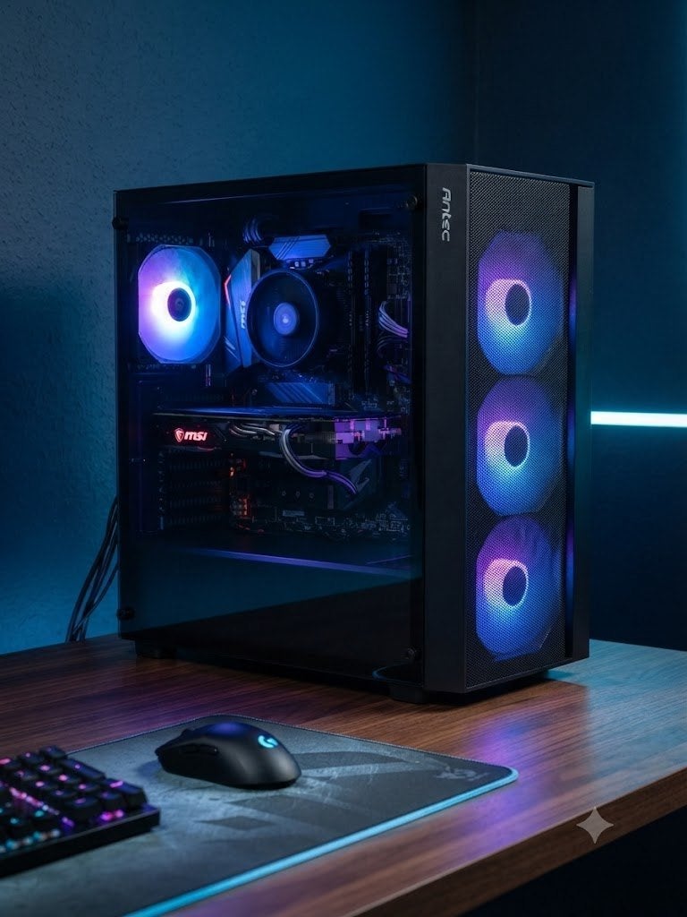 Gaming PC – RTX 2060 SUPER | Ryzen 5 3600, Zo goed als nieuw, Gaming, Custom build, SSD