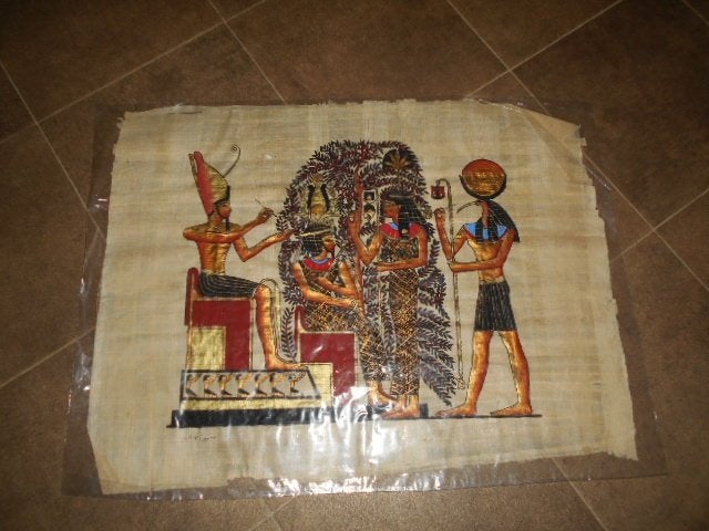 Toutes sortes de beaux papyrus - Chaque : 7€, Antiquités & Art, Enlèvement ou Envoi