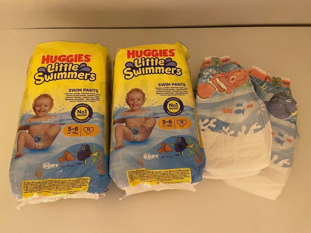 Huggies zwemluiers 5-6 voor 12-18 kg / 24 stuks, Kinderen en Baby's, Babykleding | Baby-zwemkleding, Ophalen, Jongetje of Meisje