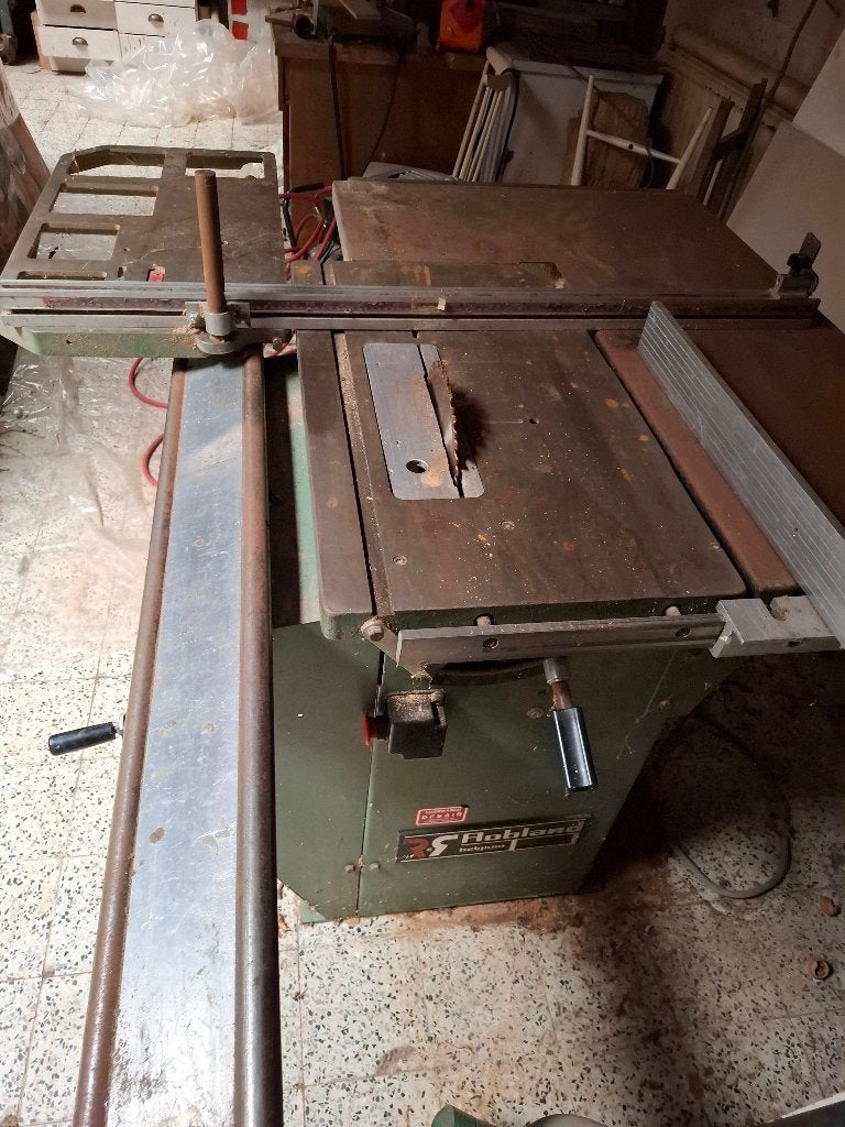 Robland paneelzaag, Ophalen, Gebruikt