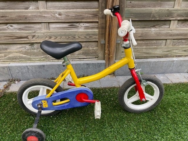 Kinderfiets 12 inch, Fietsen en Brommers, Fietsen | Kinderfietsjes, Ophalen, Zijwieltjes, Velgrem, Minder dan 16 inch