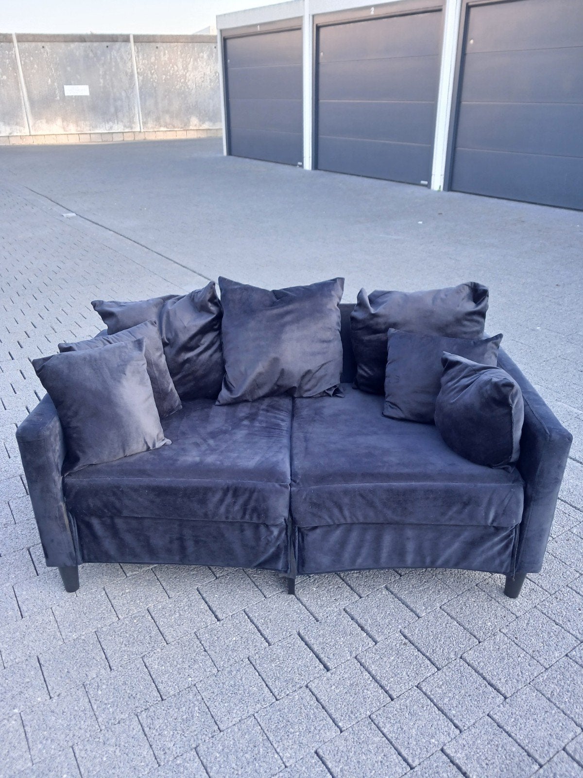 Tweezitsbank VidaXL 120 cm, Ophalen
