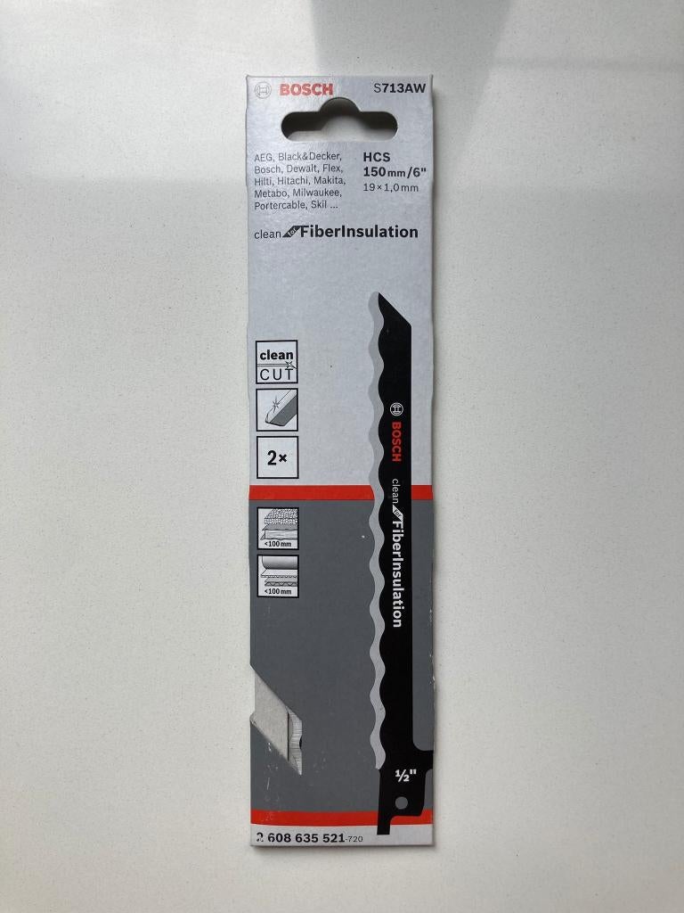 Bosch reciprozaagblad S713AW (isolatie), Enlèvement, Neuf