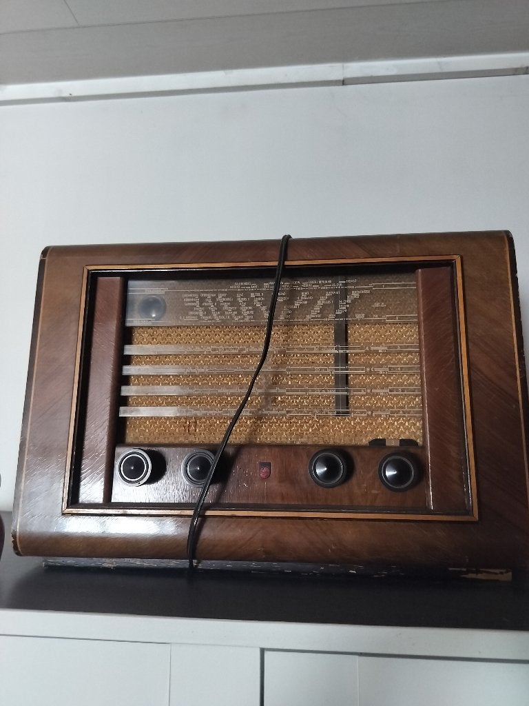 oude radio, Audio, Tv en Foto, Radio's, Ophalen, Gebruikt, Wereldontvanger