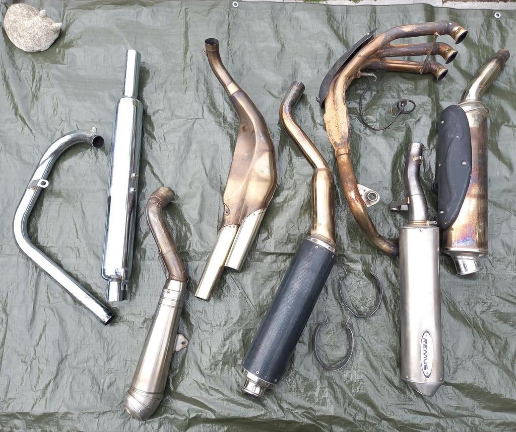 Dempers en uitlaatbochten. Arrow Tiger 955I Royal Enfield, Motoren, Ophalen of Verzenden