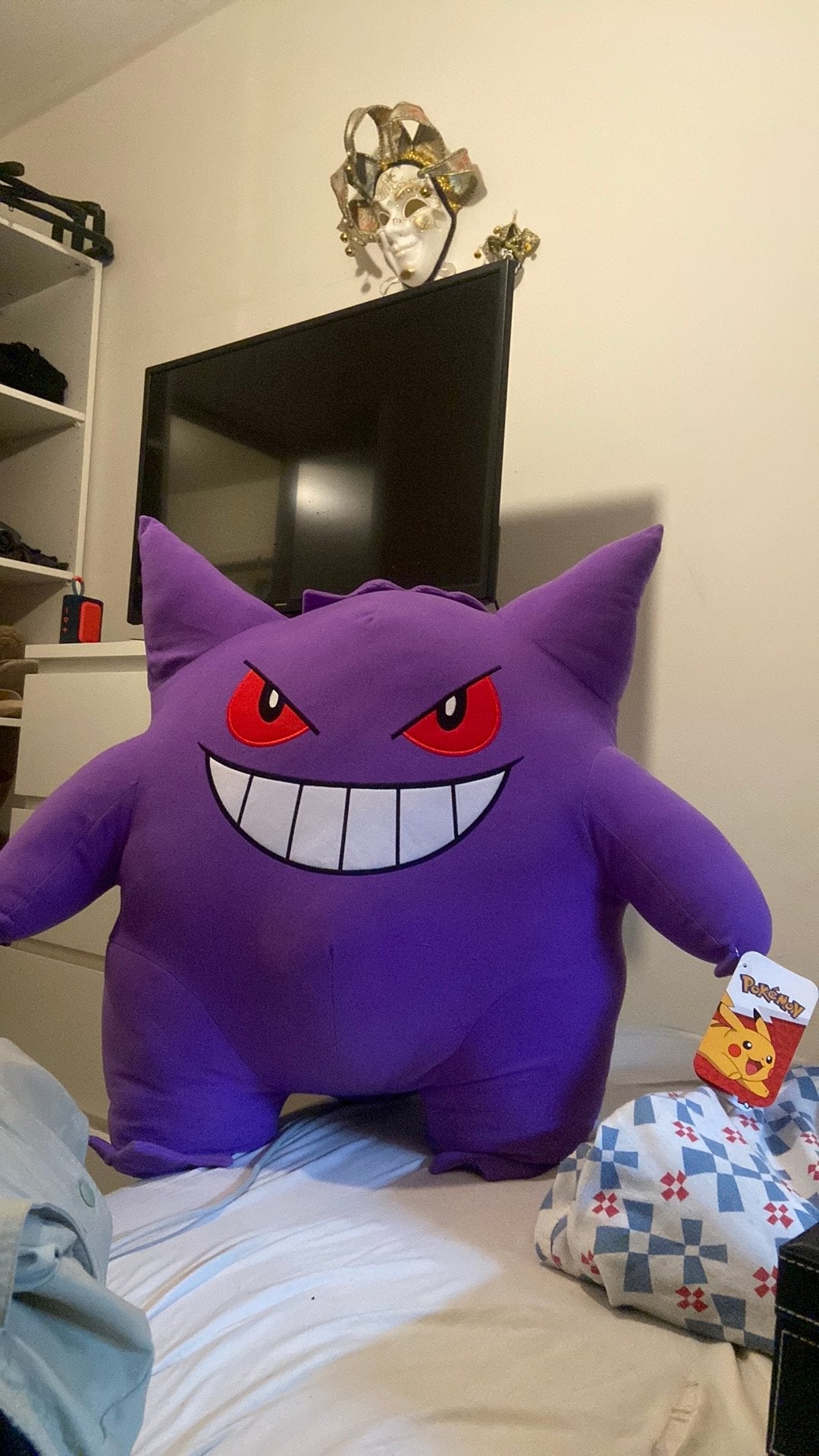 Orgineel Gengar grote knuffel, Ophalen, Zo goed als nieuw