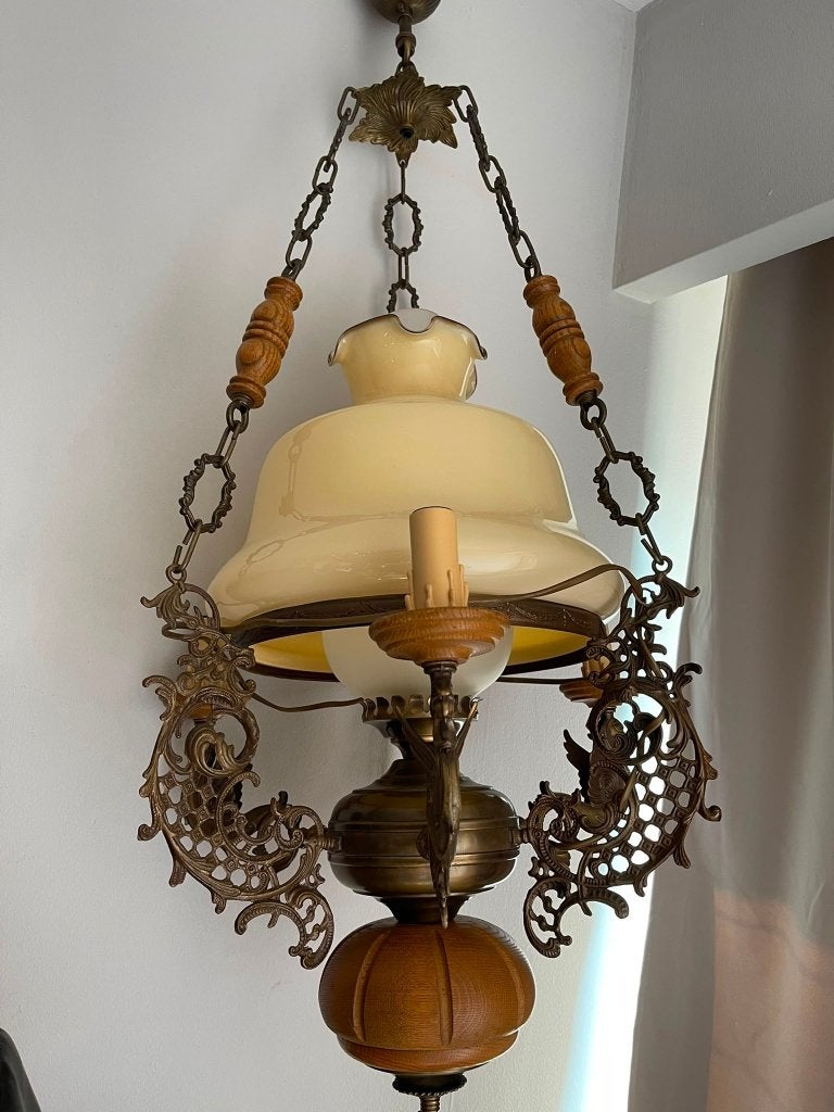 Supermooi Lampe Belge, Ophalen
