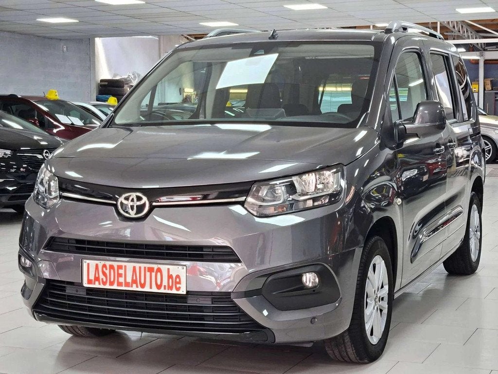 Toyota ProAce Verso City 1.2i Gps Bluetooth Carplay Android, Autos, Argent ou Gris, Achat, Euro 6, Boîte manuelle