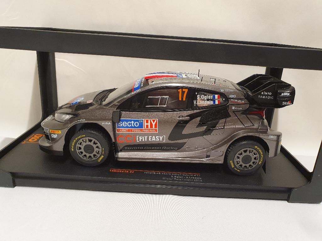 Toyota GR Yaris hybride Rallye de Finlande 2024 Ixo 1:18, Hobby & Loisirs créatifs, Enlèvement ou Envoi, Neuf, Voiture, Autres marques