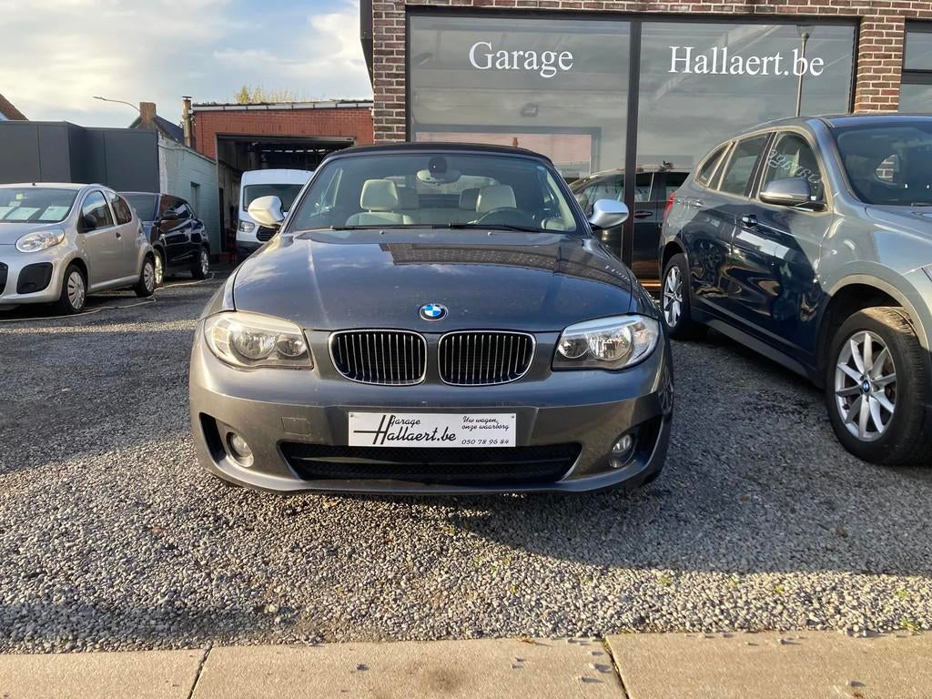 BMW 1 Serie 2 jaar garantie (automatique), Autos, Cuir, Achat, Beige, Cabriolet