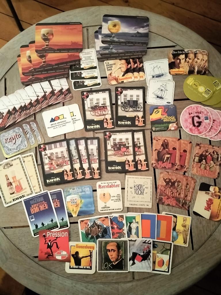CARTES À BIÈRE/SOUS-VERRES À BIÈRE ANCIENNES LOT K, Enlèvement ou Envoi, Sous-bock