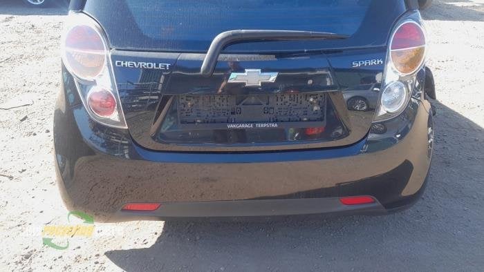 Achterbumper van een Chevrolet Spark (GAR), Auto-onderdelen, Gebruikt, -, Bumper, -