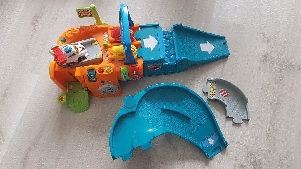 Toet toet auto's Racebaan/start, Ophalen of Verzenden, Gebruikt