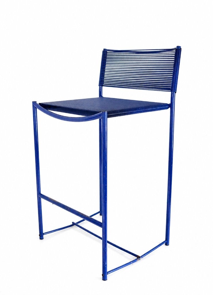 Spaghetti design bar stoel - Belotti Kruk - Alias Italy 1980, Ophalen, Stoel, Gemerkt