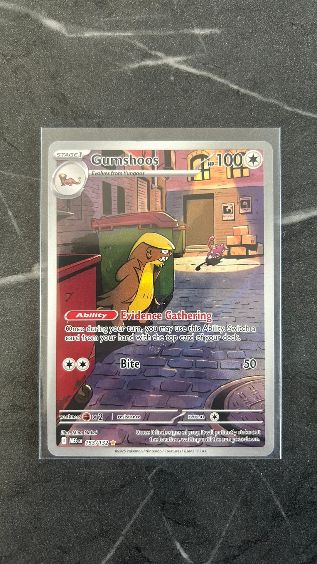 Gumshoos 153/132 (pokémon), Hobby en Vrije tijd, Ophalen, Zo goed als nieuw