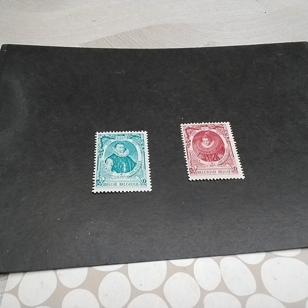BELGIE 581A/582A  postfris met cote 12,00 €, Ophalen of Verzenden, Postfris