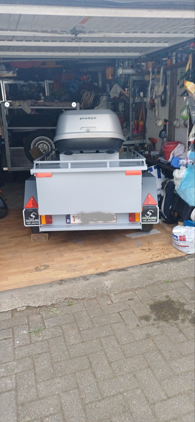 gesloten bagage aanhangwagen, Ophalen of Verzenden