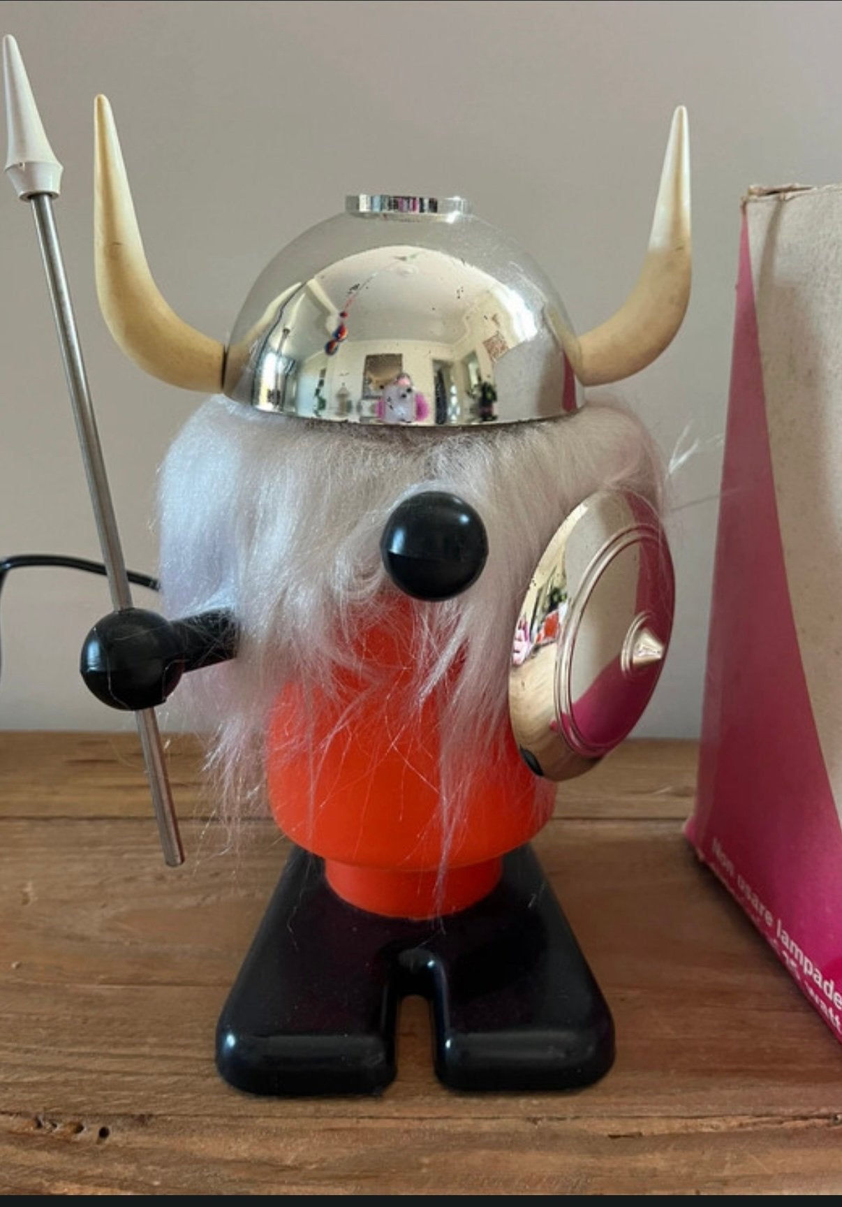 Vintage Olaf the Viking lamp– jaren 60/70, Enlèvement, Lampe
