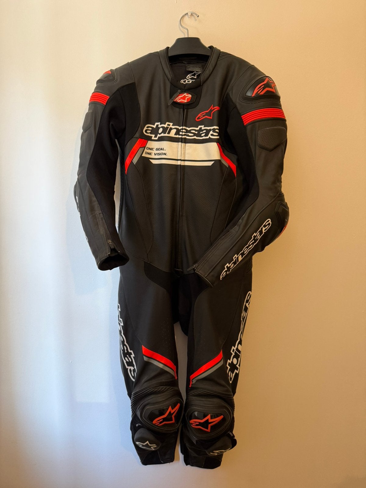 Alpinestars Missile V2 Ignition 1 stuk — leer — maat 50, Ophalen, Tweedehands, Heren, Combipak