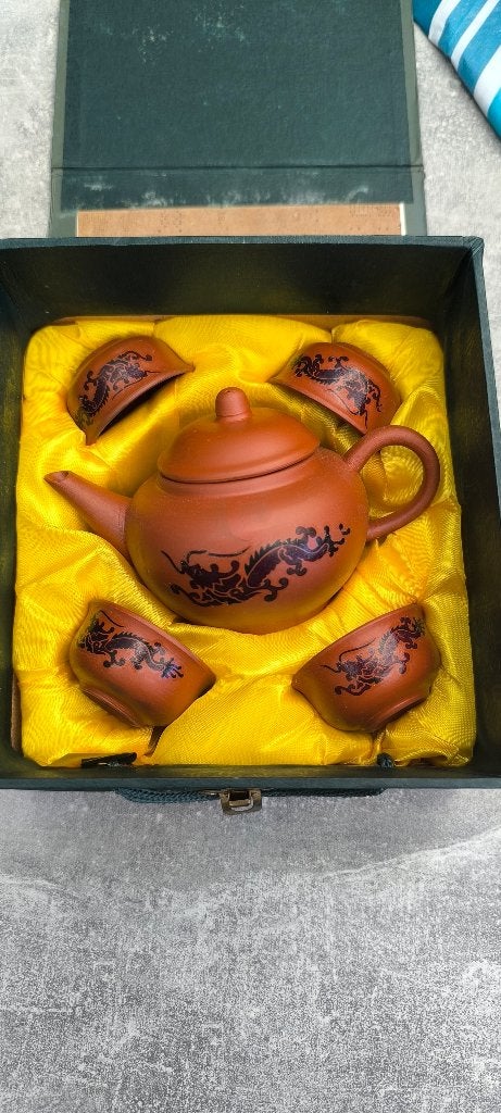 Magnifique coffret chinois en terre cuite, Antiquités & Art, Enlèvement ou Envoi