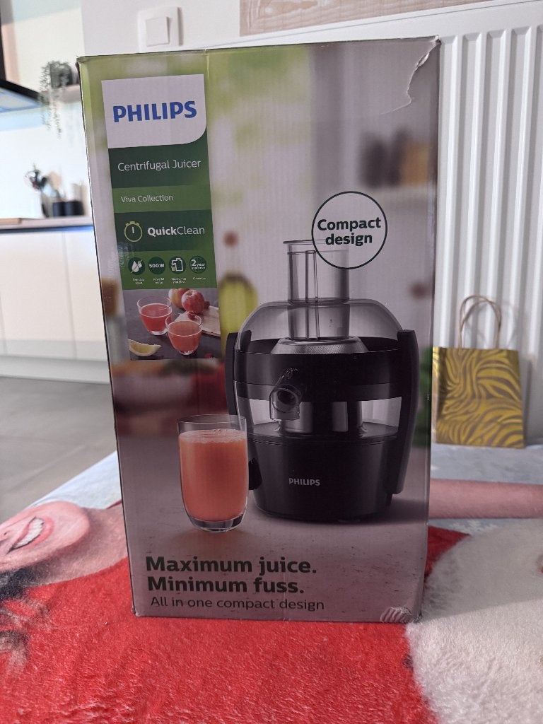 Sapcentrifuge Philips, Verzenden, Zo goed als nieuw, Elektrisch, Sapcentrifuge