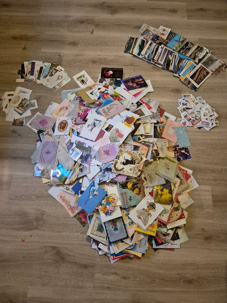 allerlei post- , wens- en andere kaartjes 2000 stuks, Ophalen of Verzenden