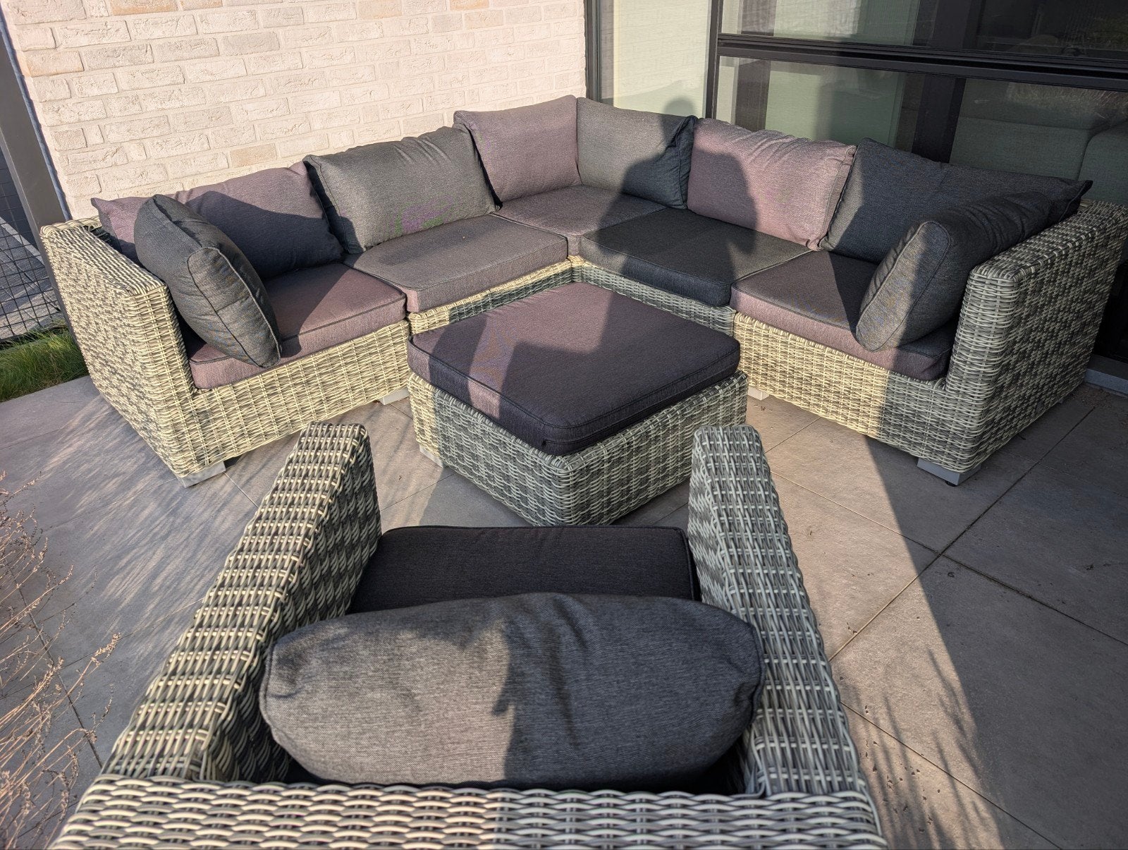 Loungeset wicker, Ophalen