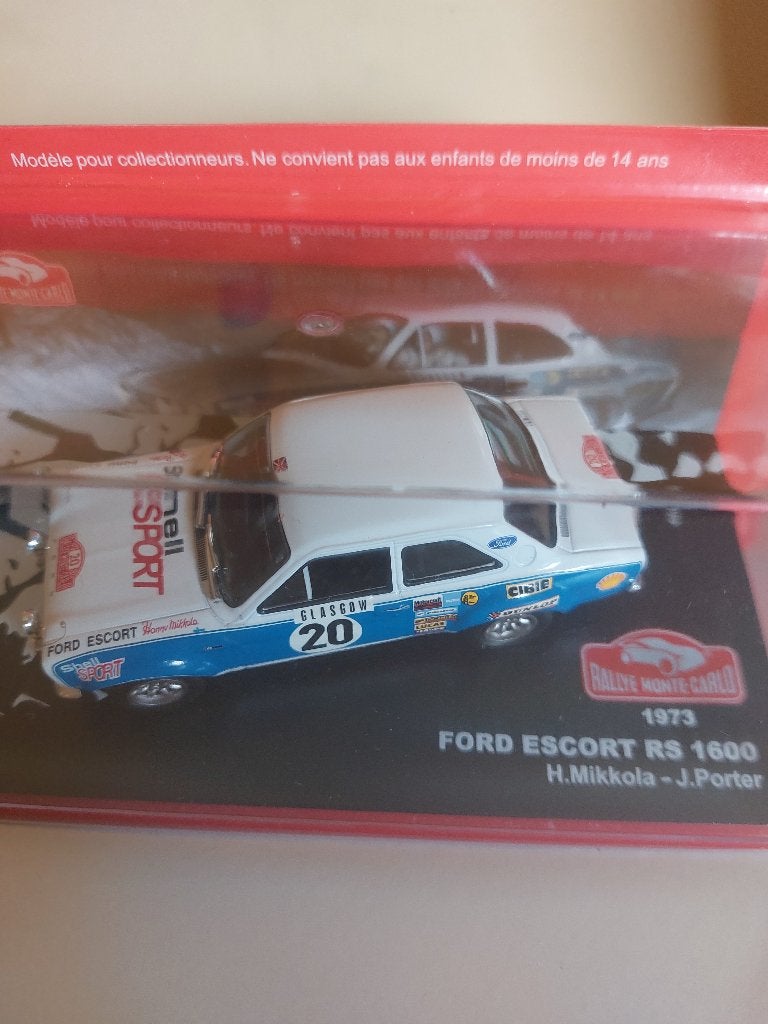 Ford Escort RS 1600 Rallye Monte Carlo 1973, Hobby & Loisirs créatifs, Voitures miniatures | 1:43, Neuf, Voiture, Autres marques