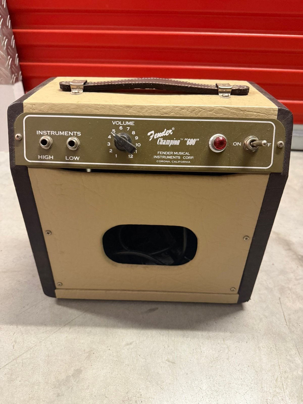 Fender Champion 600 — Amplificateur à lampes 5 W, bicolore, Enlèvement, Comme neuf