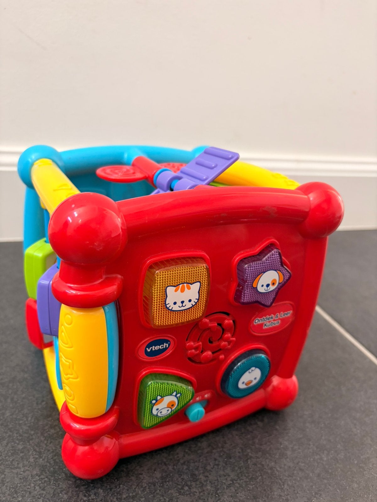 Activiteitenkubus Vtech, Kinderen en Baby's, Ophalen of Verzenden, Zo goed als nieuw