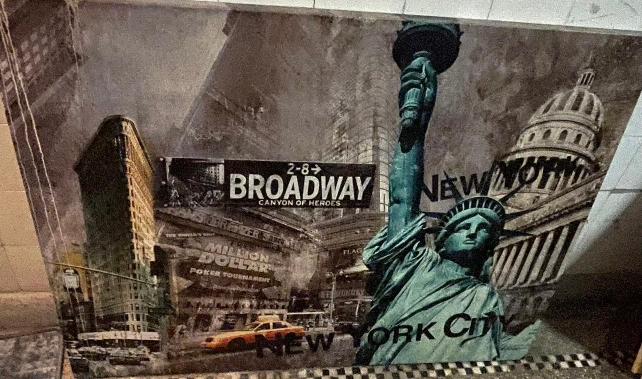 Grand tableau en toile nyc, Enlèvement