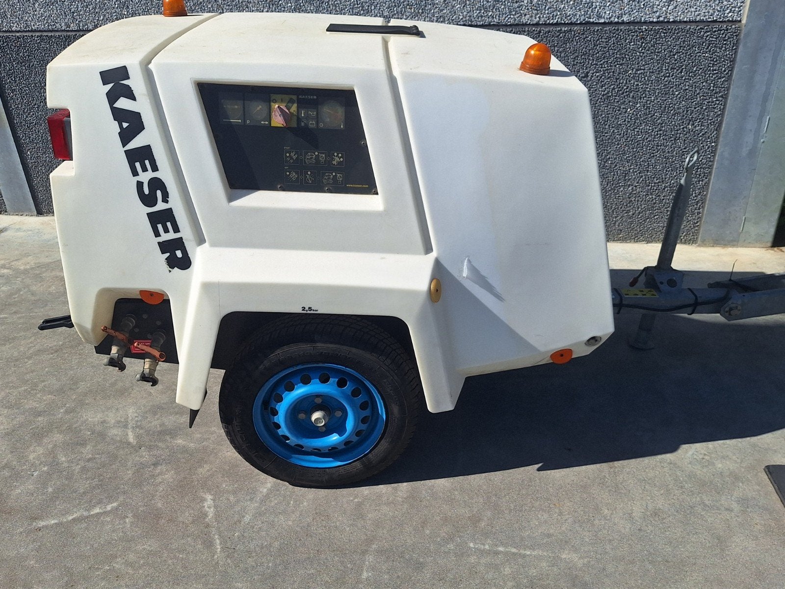 kaiser mobiele compressor, Ophalen